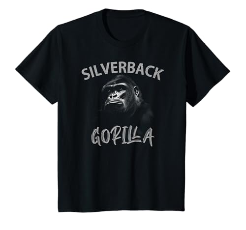 Kinder Gorilla Face Monkey Angry Growling Scary Silverback Gorilla T-Shirt Kinder Gorilla Face Monkey Angry Growling Scary Silverback Gorilla T-Shirt von Wild Vibes