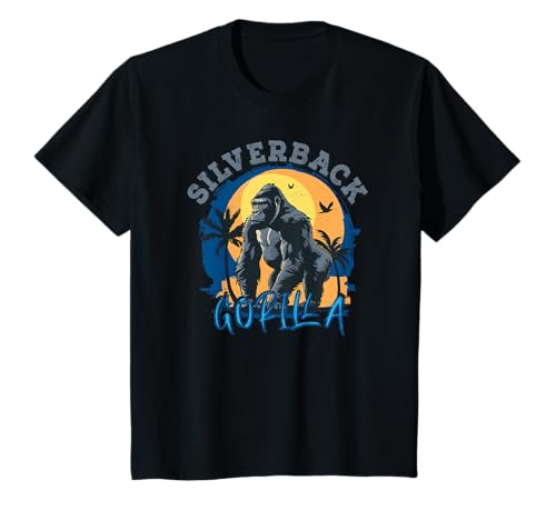 Kinder Gorilla Face Monkey Angry Growling Scary Silverback Gorilla T-Shirt Kinder Gorilla Face Monkey Angry Growling Scary Silverback Gorilla T-Shirt von Wild Vibes