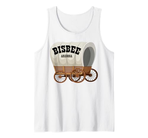 Bisbee Arizona Planenwagen für Männer und Frauen. Tank Top Bisbee Arizona Planenwagen für Männer und Frauen. Tank Top von Wild West Covered Wagon American Frontier Products