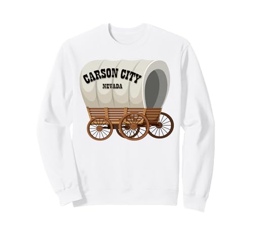 Carson City California Covered Wagon für Männer und Frauen. Sweatshirt Carson City California Covered Wagon für Männer und Frauen. Sweatshirt von Wild West Covered Wagon American Frontier Products