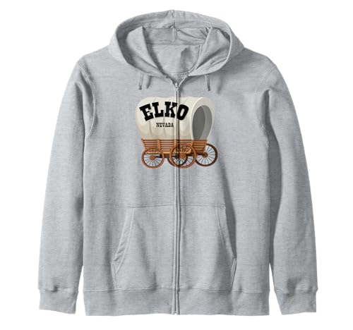 Elko California Covered Wagon für Herren und Damen. Kapuzenjacke Elko California Covered Wagon für Herren und Damen. Kapuzenjacke von Wild West Covered Wagon American Frontier Products