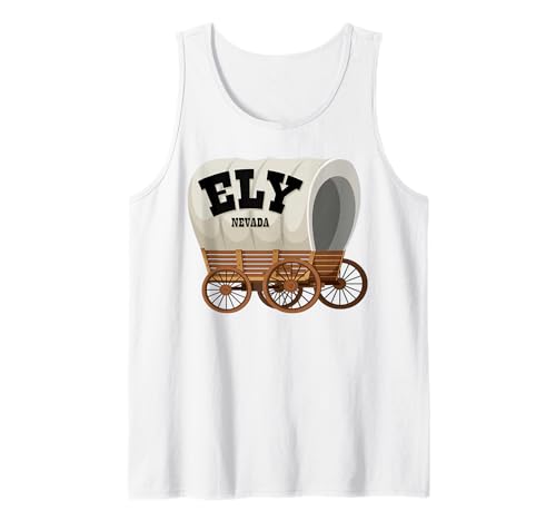 Ely Nevada Covered Wagon für Herren und Damen. Tank Top Ely Nevada Covered Wagon für Herren und Damen. Tank Top von Wild West Covered Wagon American Frontier Products