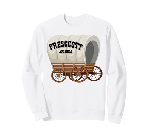 Presccott Arizona Planenwagen für Männer und Frauen. Sweatshirt Presccott Arizona Planenwagen für Männer und Frauen. Sweatshirt von Wild West Covered Wagon American Frontier Products