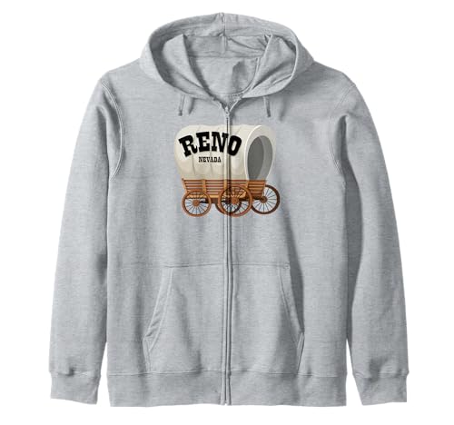 Reno Nevada Planenwagen für Männer und Frauen. Kapuzenjacke Reno Nevada Planenwagen für Männer und Frauen. Kapuzenjacke von Wild West Covered Wagon American Frontier Products
