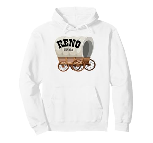 Reno Nevada Planenwagen für Männer und Frauen. Pullover Hoodie Reno Nevada Planenwagen für Männer und Frauen. Pullover Hoodie von Wild West Covered Wagon American Frontier Products
