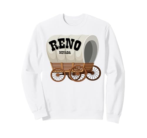 Reno Nevada Planenwagen für Männer und Frauen. Sweatshirt Reno Nevada Planenwagen für Männer und Frauen. Sweatshirt von Wild West Covered Wagon American Frontier Products