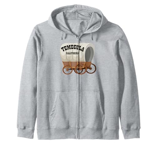 Temecula California Covered Wagon für Herren und Damen. Kapuzenjacke Temecula California Covered Wagon für Herren und Damen. Kapuzenjacke von Wild West Covered Wagon American Frontier Products
