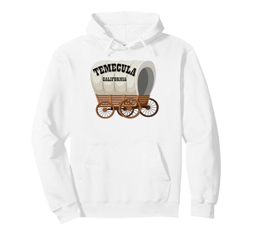 Temecula California Covered Wagon für Herren und Damen. Pullover Hoodie Temecula California Covered Wagon für Herren und Damen. Pullover Hoodie von Wild West Covered Wagon American Frontier Products
