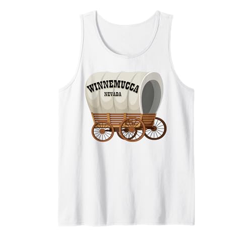 Winnemucca California Covered Wagon für Herren und Damen. Tank Top Winnemucca California Covered Wagon für Herren und Damen. Tank Top von Wild West Covered Wagon American Frontier Products