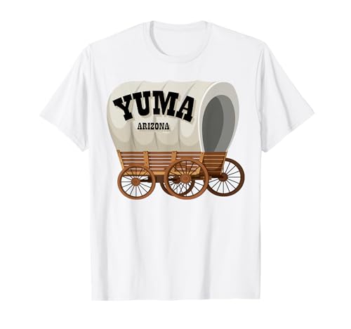 Yuma Arizona Planenwagen für Männer und Frauen. T-Shirt Yuma Arizona Planenwagen für Männer und Frauen. T-Shirt von Wild West Covered Wagon American Frontier Products