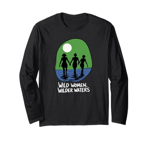 Wilder Frauen Wilder Waters Wellness Achtsamkeit Naturtherapie Langarmshirt Wilder Frauen Wilder Waters Wellness Achtsamkeit Naturtherapie Langarmshirt von Wild Women Open Water Wellness Vibes Rivers Lakes