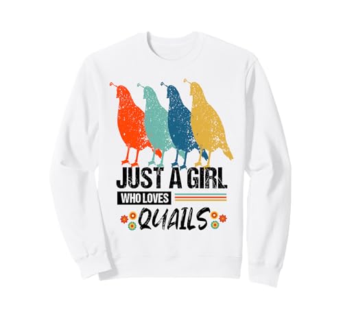 Frauenvogelliebhaber nur EIN Mädchen, das Wachteln für Sweatshirt von Wild lebende Tiere für Frauen lustig