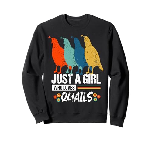 Frauenvogelliebhaber nur EIN Mädchen, das Wachteln für Sweatshirt von Wild lebende Tiere für Frauen lustig