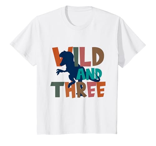 Kinder Wild & Three Dinosaurier 3. Geburtstag Junge 3. Geburtstag Dino T-Shirt Kinder Wild & Three Dinosaurier 3. Geburtstag Junge 3. Geburtstag Dino T-Shirt von Wild & Three Dinosaur 3rd Birthday Boy Third