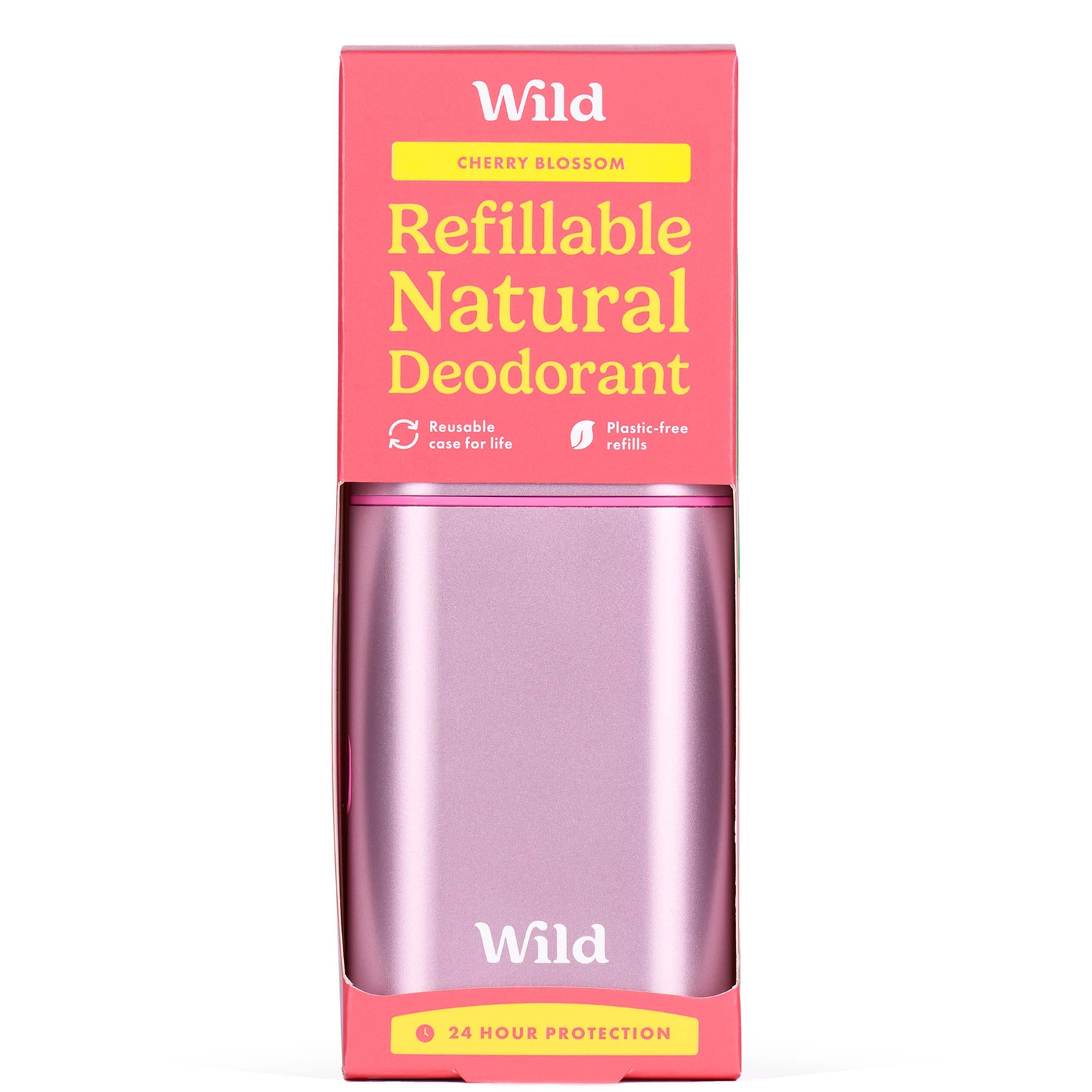 Wild Cherry Blossom Deodorant in Pink Case 40g von Wild