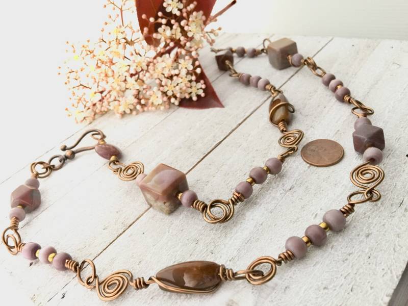Damen Perlenkette| Boho Perlen| Jubiläumsgeschenk| Geschenk Für Sie| Weihnachtsgeschenk| Geburtstag von WildBeadWoman