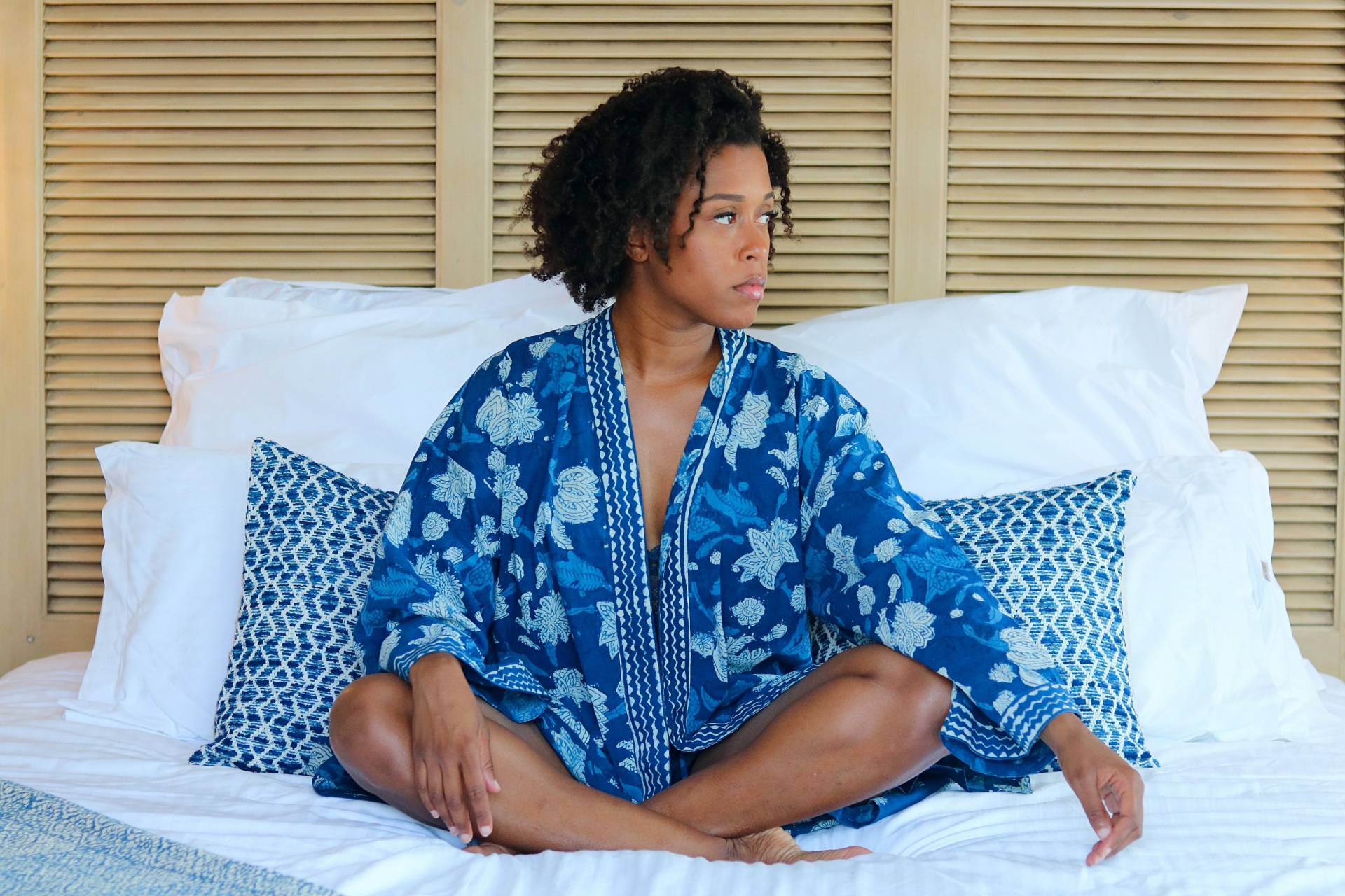 Oceana Deep Kimono Robe Oceana Deep Kimono Robe von WildBohomeUK