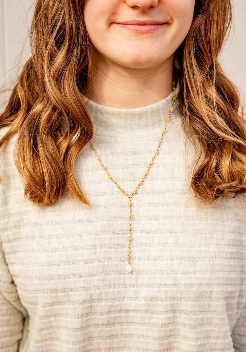 Jade Perle Und 14K Gold Filled Wire Lariat Halskette, Rosenkranz Stil Kette Stein Draht Gewickelt, Lariat, Teen Geburtstag Geschenk Jade Perle Und 14K Gold Filled Wire Lariat Halskette, Rosenkranz Stil Kette Stein Draht Gewickelt, Lariat, Teen Geburtstag Geschenk von WildCollections