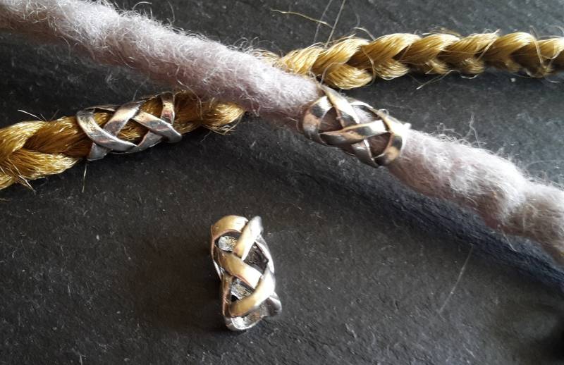 Bartperle Haarperle Knoten Wikinger Kelten Nordic Bartperle Haarperle Knoten Wikinger Kelten Nordic von WildFilz