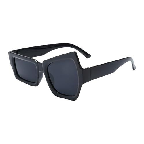 Unique Large Small Eye Sunglasses – Hilarious Irregular Shades for Adults | Creative Fun Eyewear with Asymmetric Lenses, Comfortable Frames for Women Men, Cosplay Costume Prop for Events, Holidays von WildHarmony