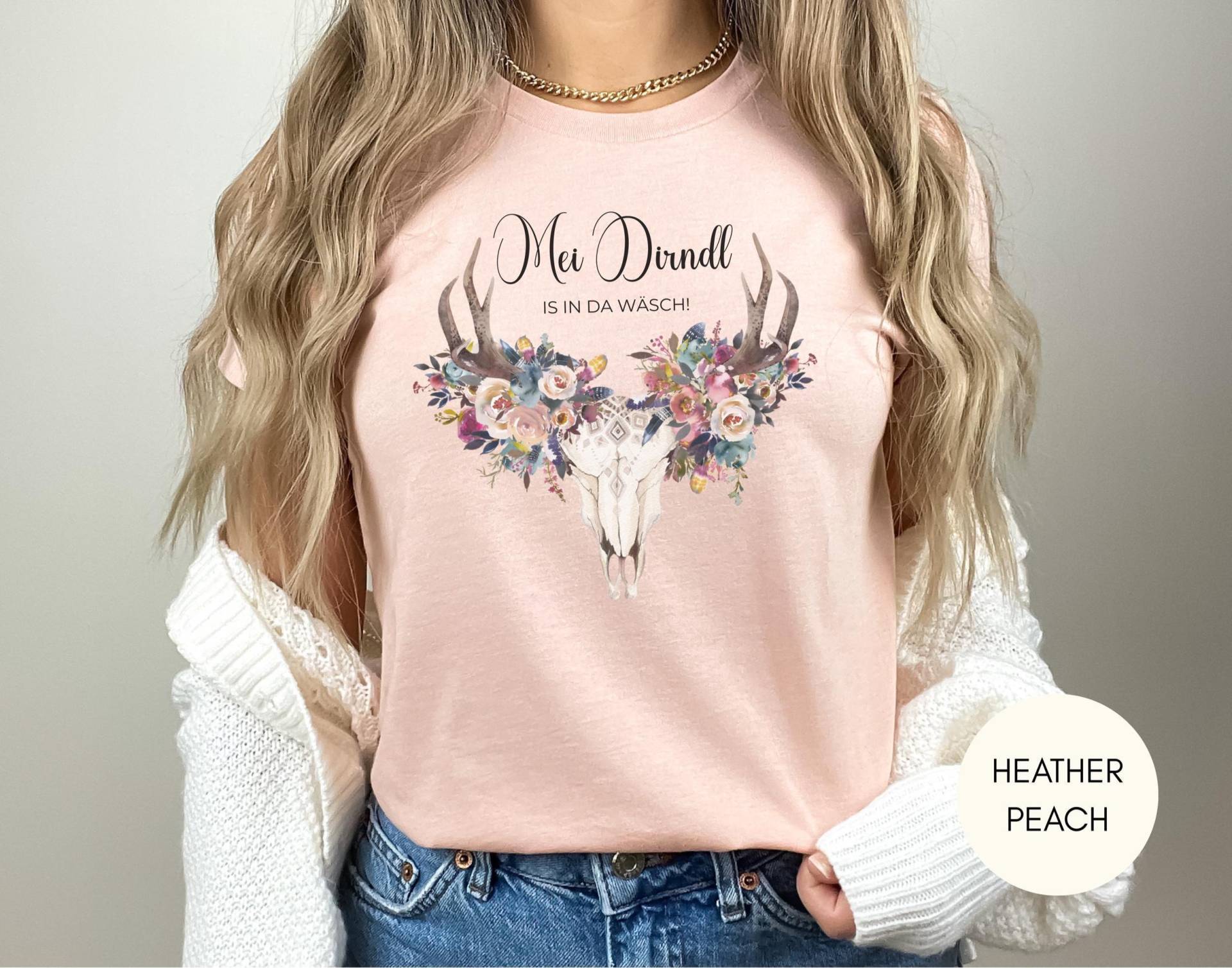 Mei Dirndl Is in Da Wäsch T Shirt, Der Wäsch, Shirt Lustig, Damen, Trachtenshirt Damen von WildIvoryShop