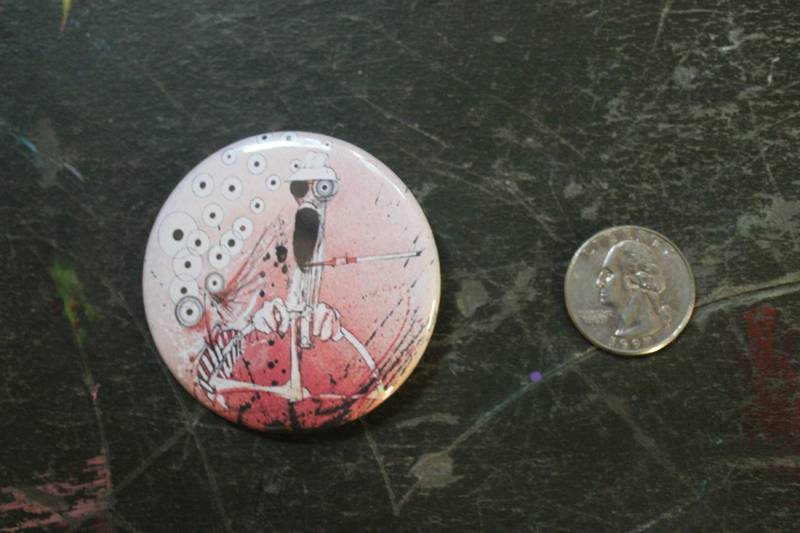 Fear & Loathing in Las Vegas Ralph Steadman 2.25"Button Schlüsselanhänger Magnet Pin Badge Gonzo Film Vintage Inspiriert Kult Buchklassiker von WildPaisleyButtonCo