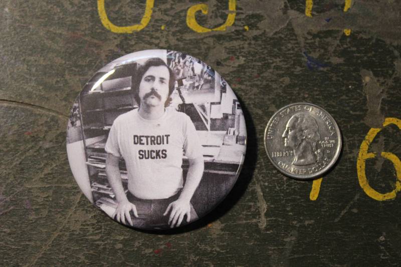 Lester Bangs 2.25" Button Keychain Detroit Sucks Magnet Pin Badge Vintage Inspiriert 1970Er Jahre Schwarz Und Weiß Musik Punk Rock & Roll von WildPaisleyButtonCo