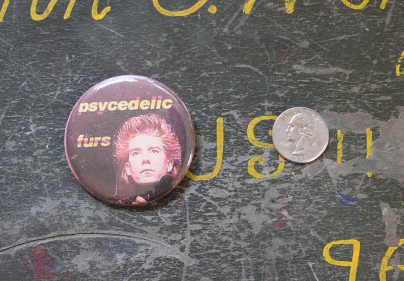 Psychedelic Furs 2.25" Button Schlüsselanhänger 1980S Magnet Pin Badge Vintage Retro Repro Punk Rock Roll Forever Now Talk Pretty in Pink Musik von WildPaisleyButtonCo