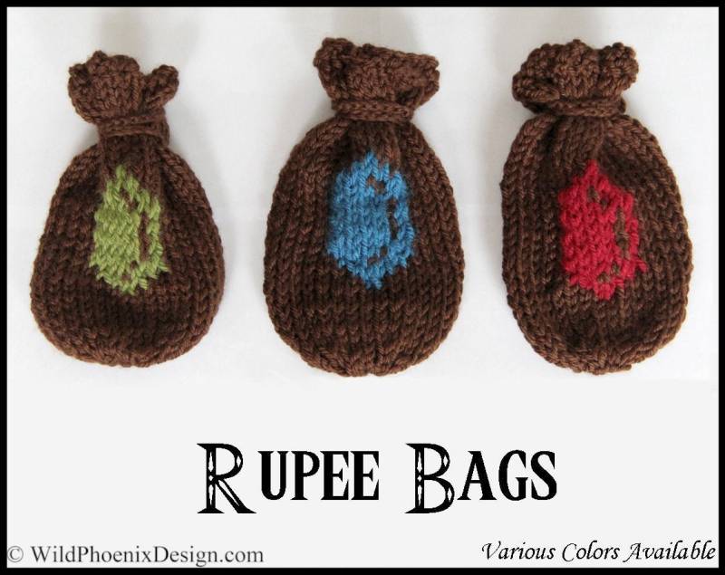 Handgestrickte Rupie Würfel Tasche Legend Of Zelda Geek Gaming Pouch Handgestrickte Rupie Würfel Tasche Legend Of Zelda Geek Gaming Pouch von WildPhoenixCreations
