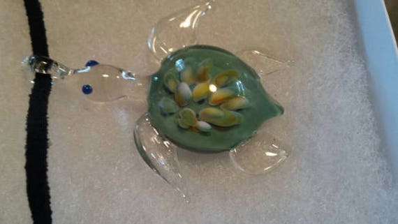 Lampworked Glas Sea Turtle Anhänger Gemacht, Um Jede Farbe Zu Bestellen Lampworked Glas Sea Turtle Anhänger Gemacht, Um Jede Farbe Zu Bestellen von WildPonyStudio
