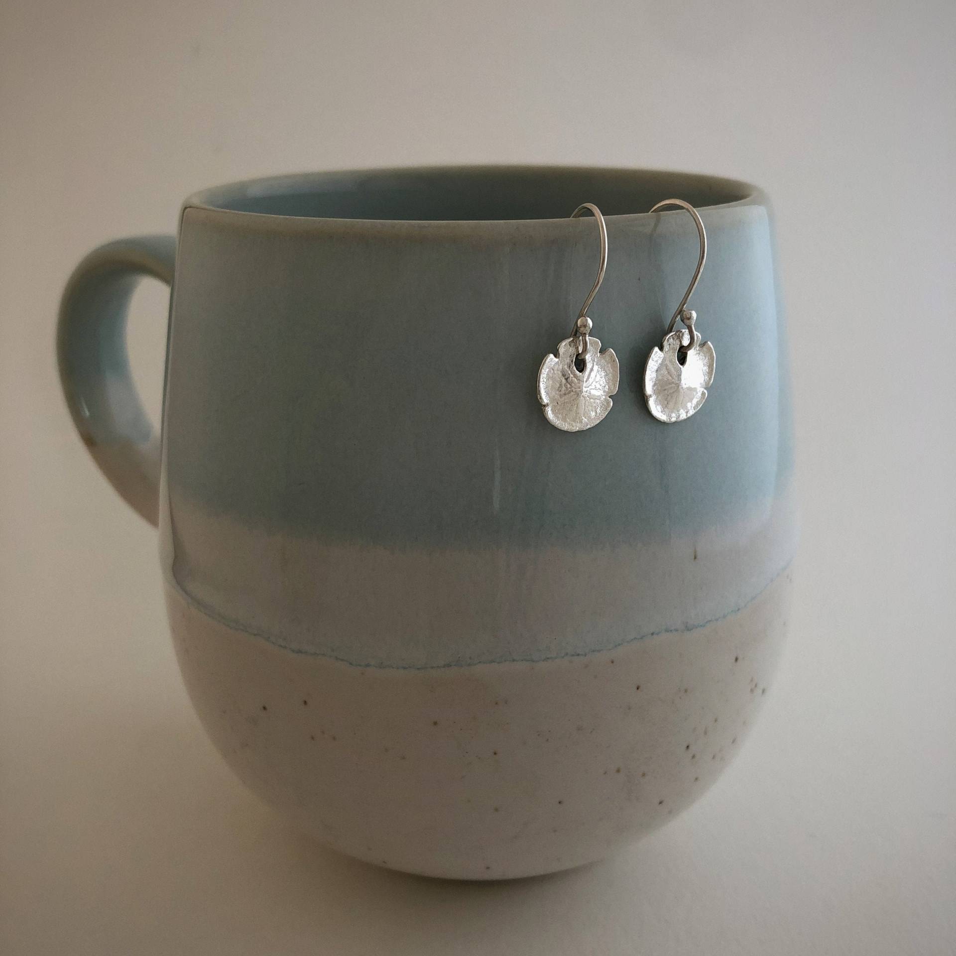 Eco Silber Sand Dollar Ohrringe | Handgemachte Recycled Eco Silber Sand Dollar Ohrringe | Handgemachte Recycled von WildSilverJewellery