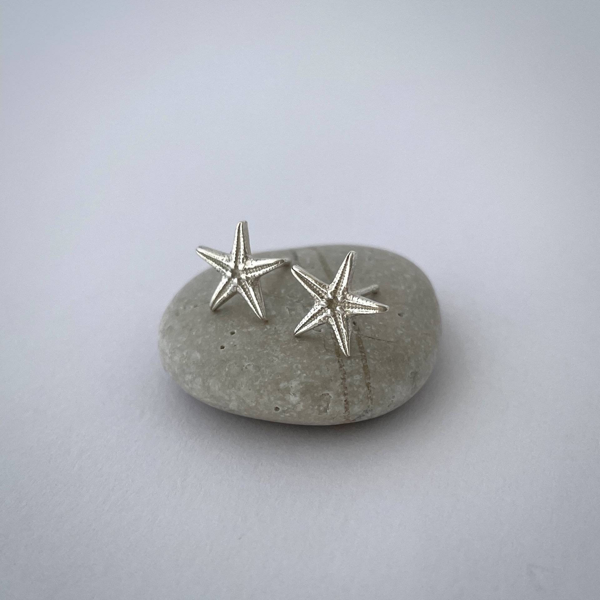 Eco Silber Seestern Ohrstecker | Recycled Ohrringe Handgemachte Strand Schmuck Ozean Eco Silber Seestern Ohrstecker | Recycled Ohrringe Handgemachte Strand Schmuck Ozean von WildSilverJewellery