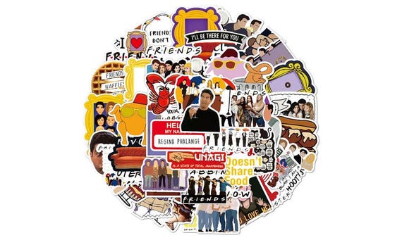 10Er Pack Freunde Aufkleber Zufällig, Centrsl Perk Aufkleber, Tv Serie Sticker von WildUnknownXStitch
