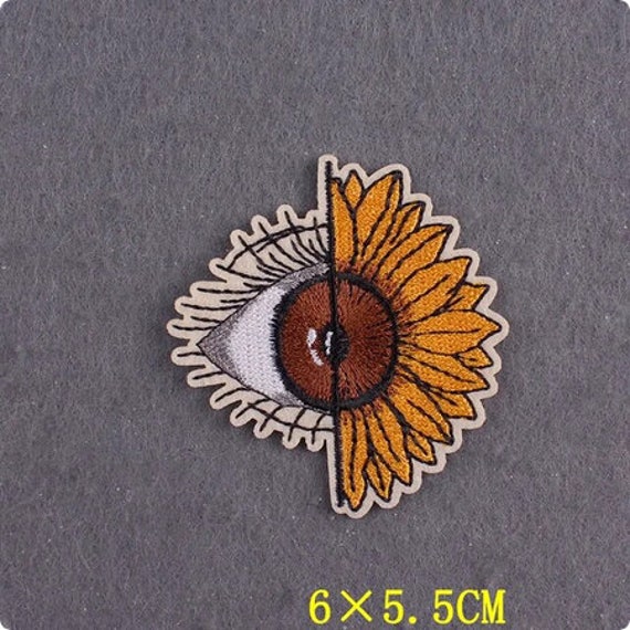 Sonnenblume Bügelbild, Sonnenblumen, Patch, Flicken von WildUnknownXStitch