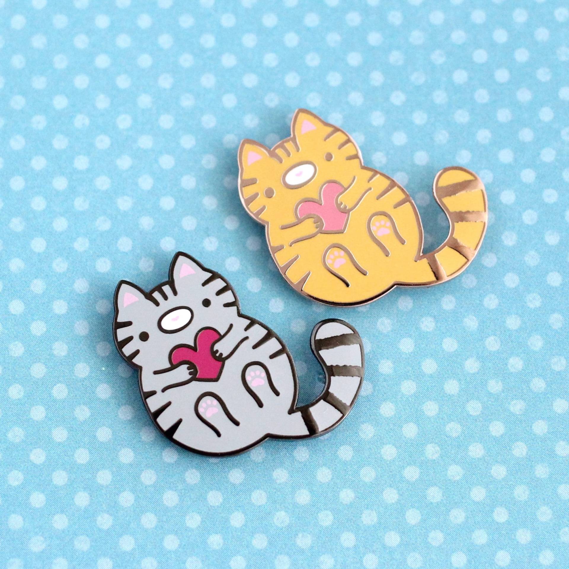 Getigerte Katze Pin Set. Katzen Emaille Pins Orange Und Grau Getigerte Katze. Katzenliebhaber Geschenk. Ingwer Pin. Süßer Schmuck. Mama Geschenk Getigerte Katze Pin Set. Katzen Emaille Pins Orange Und Grau Getigerte Katze. Katzenliebhaber Geschenk. Ingwer Pin. Süßer Schmuck. Mama Geschenk von WildWhimsyWoolies
