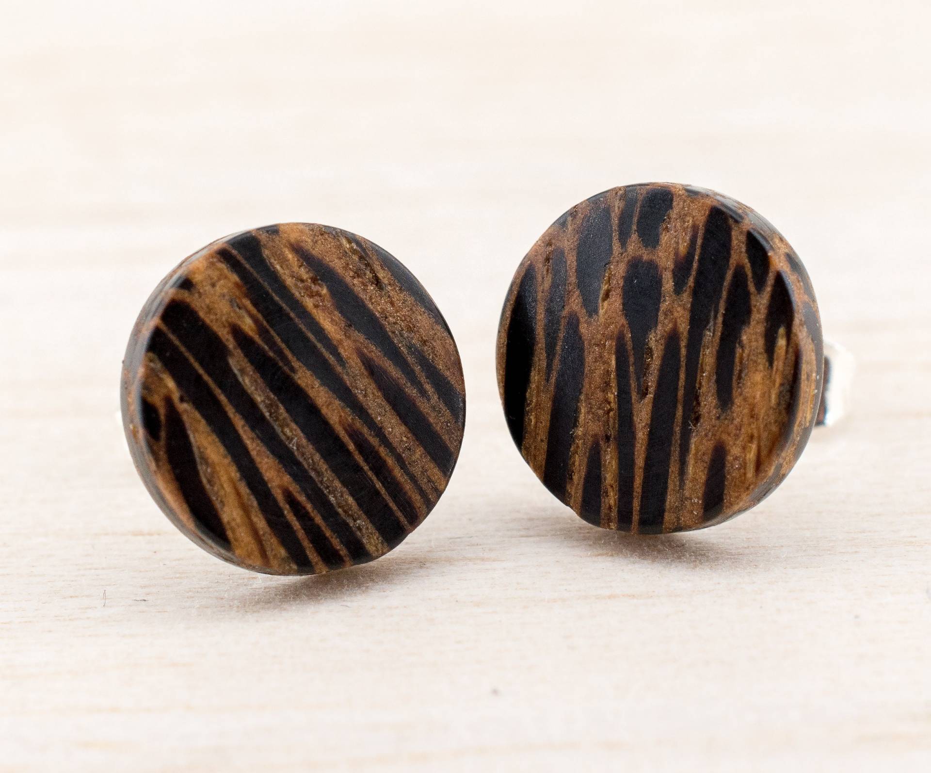 Holz Ohrstecker Ø11mm, Ohrringe Hölzerne Fake Plugs, Aus Geometrisch, Geschenk Für Sie, Weihnachtsgeschenk, Natur Schmuck von WildWoodManufaktur