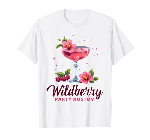 Wildberry Party Kostüm I Sommer Cocktail Party Design Damen T-Shirt von Wildberry Kostüm I Fasching und Karneval Outfit