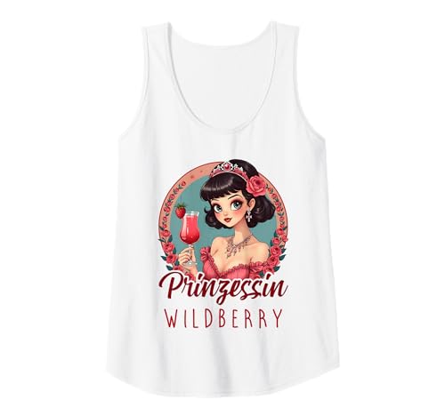 Damen Prinzessin Kostüm I Sommer Cocktail Party I Wildberry Damen Tank Top Damen Prinzessin Kostüm I Sommer Cocktail Party I Wildberry Damen Tank Top von Wildberry Kostüm I Sommer Party Outfit Bekleidung