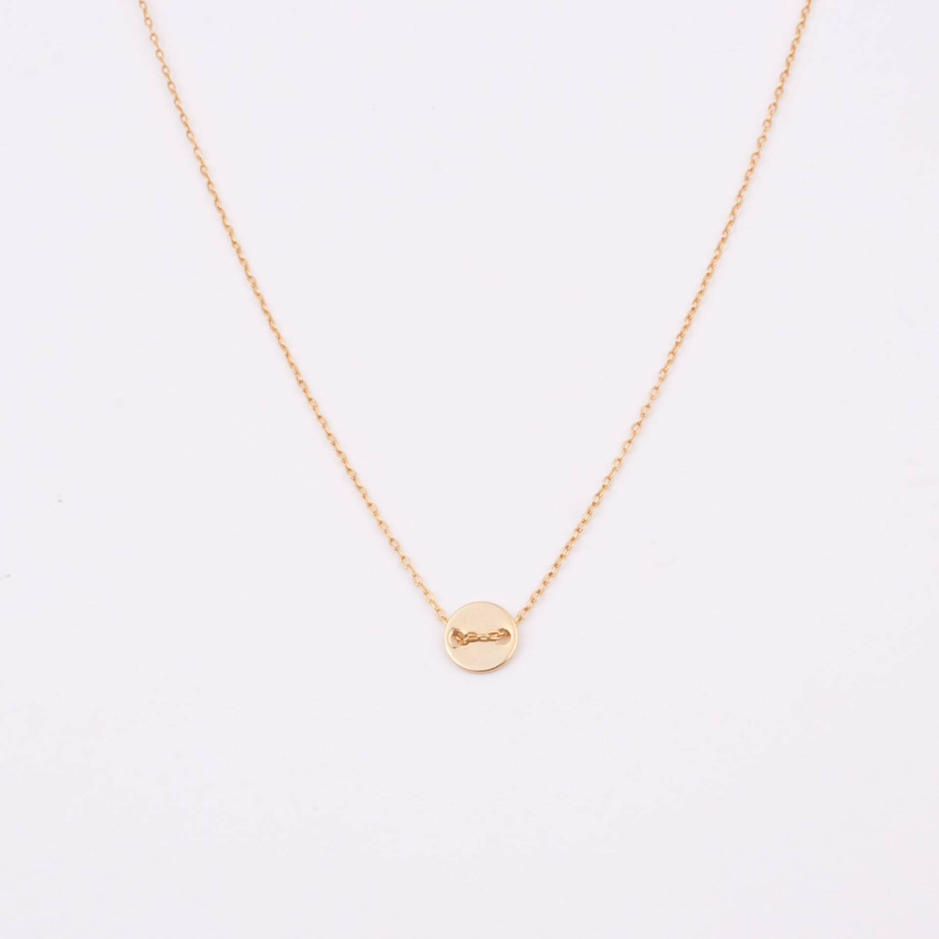 Halskette Tiny Circle Ras De Cou Anhänger Disc Gold Minimalist Mit Sehr Feiner Kette Goldenes Mesh Halskette Tiny Circle Ras De Cou Anhänger Disc Gold Minimalist Mit Sehr Feiner Kette Goldenes Mesh von WildbyJessieDaams