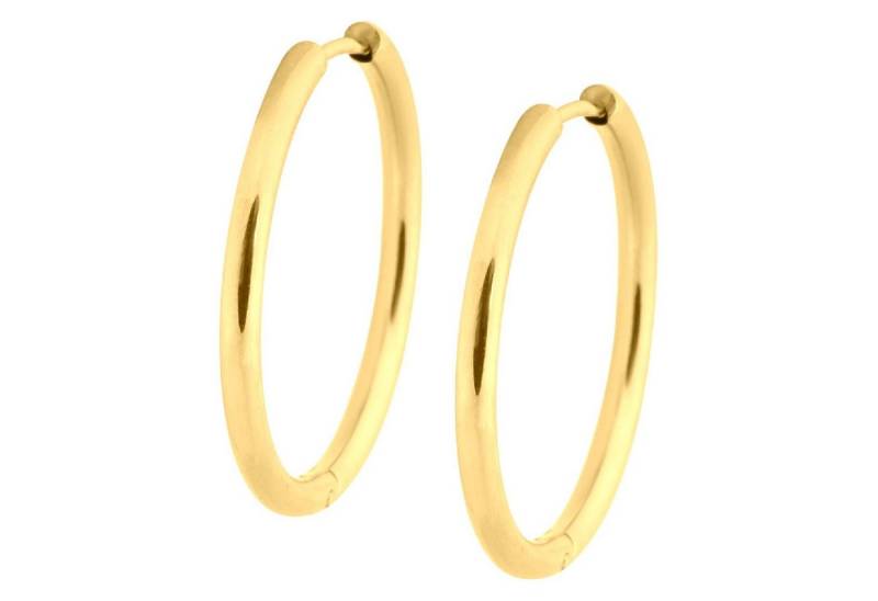 Paar Creolen Basic Little Hoops 25 MM (Set), Hochglanzpoliert von Wildcat