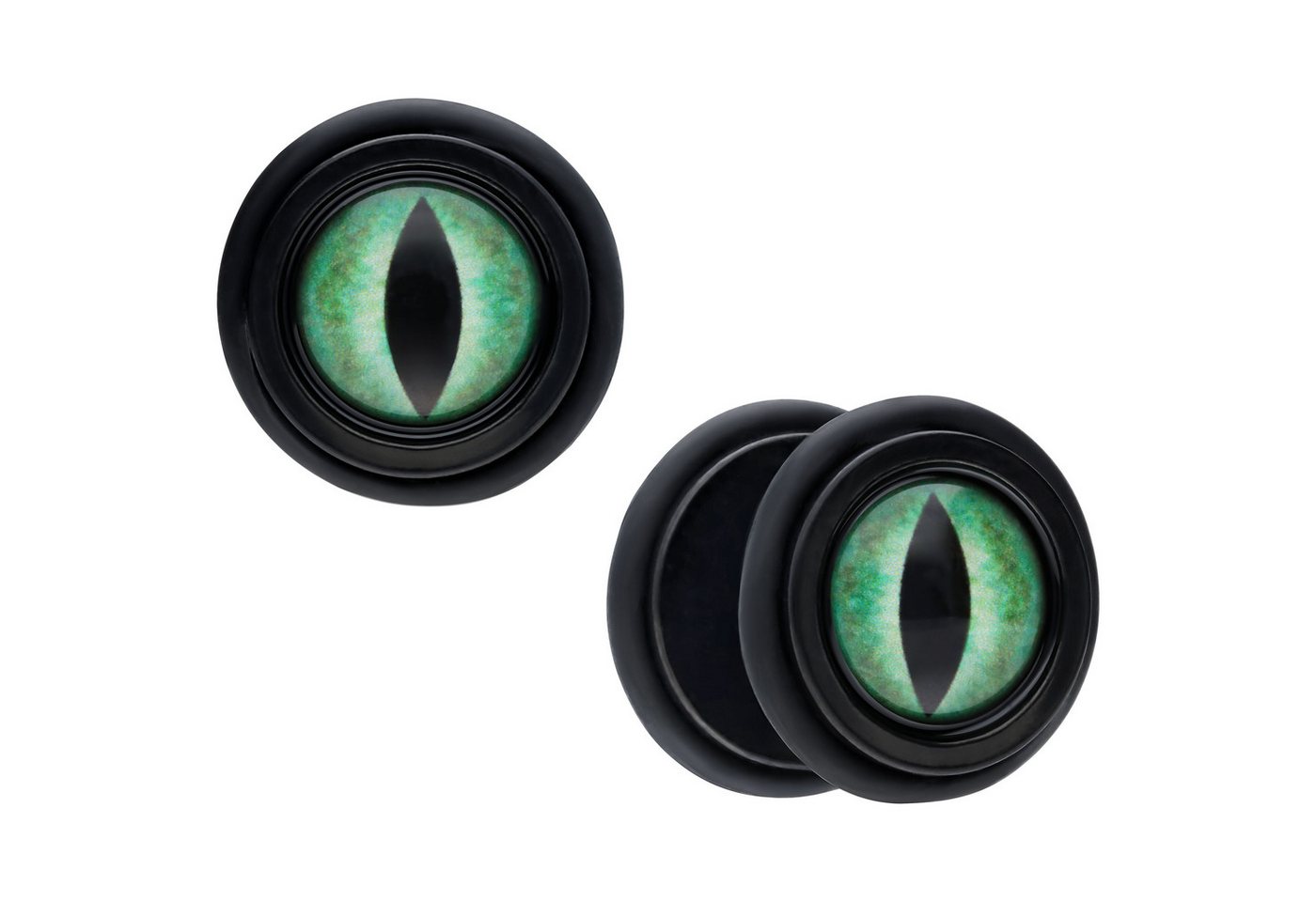 Wildcat Fake-Ear-Plug Verena Venus - Fake Plug Paar incl. Packaging, wasserfest, langlebig, hautverträglich von Wildcat