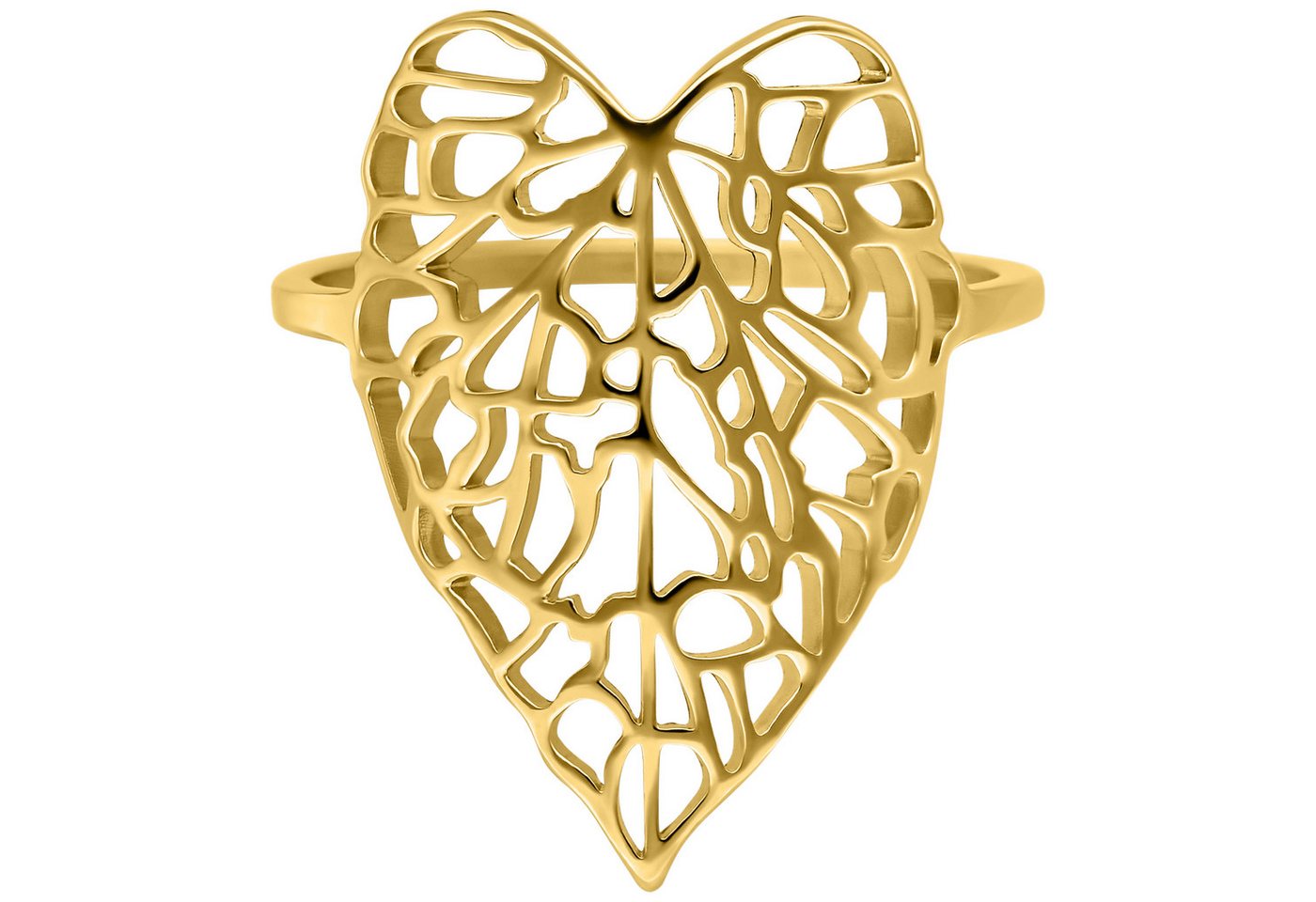 Wildcat Fingerring Lovely Leaf Ring, wasserfest, langlebig, hautverträglich von Wildcat