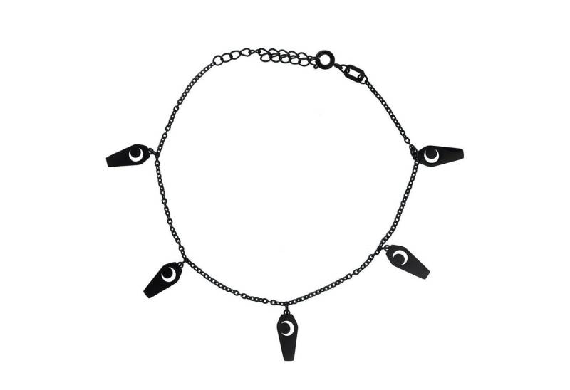 Wildcat Fußkette mit Anhänger Moon Coffin Fußkettchen von Wildcat