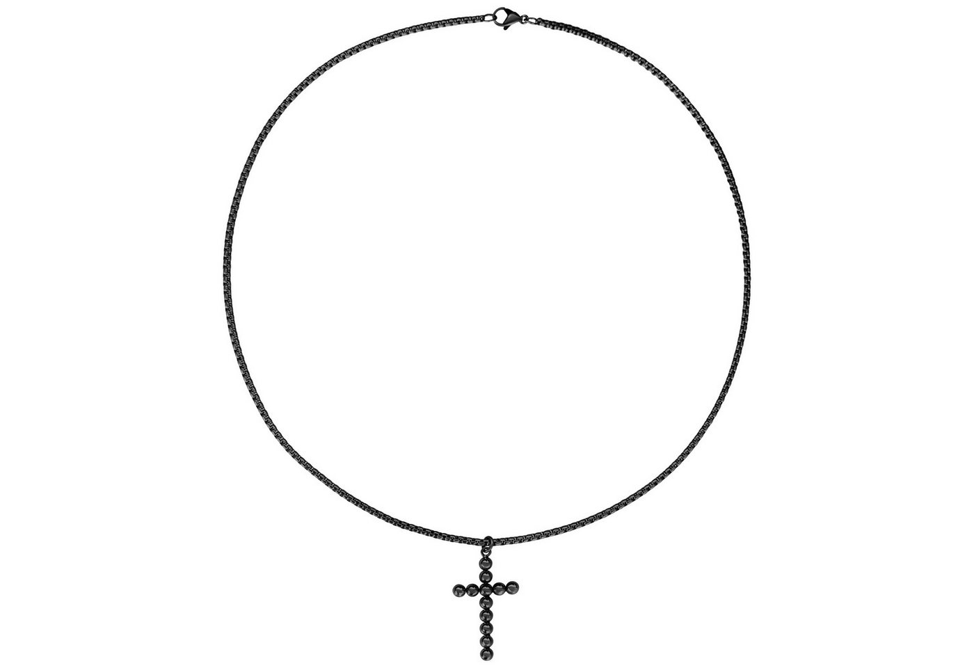 Wildcat Kette mit Anhänger Bubble Cross Necklace, wasserfest, langlebig, hautverträglich von Wildcat