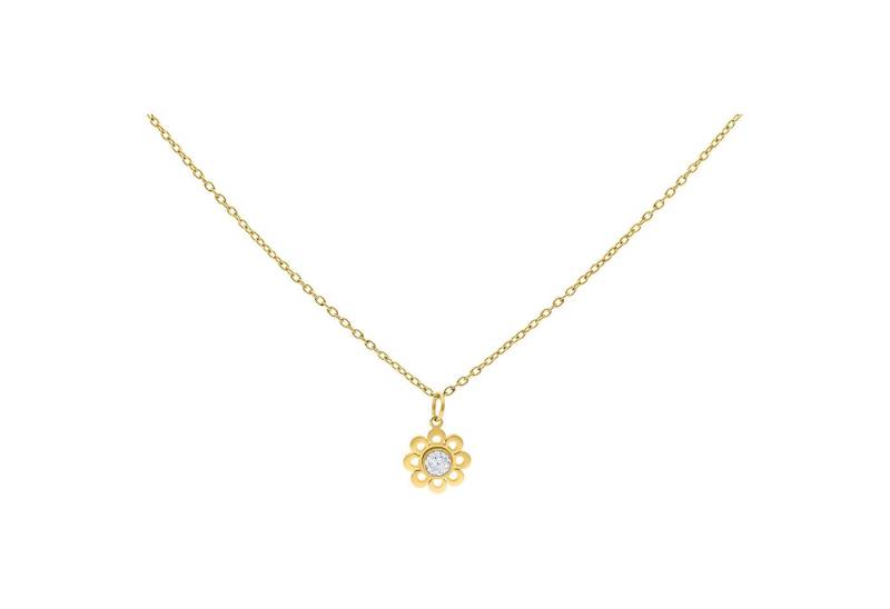 Wildcat Kette mit Anhänger Crystal Flower Kette, wasserfest, langlebig, hautverträglich von Wildcat