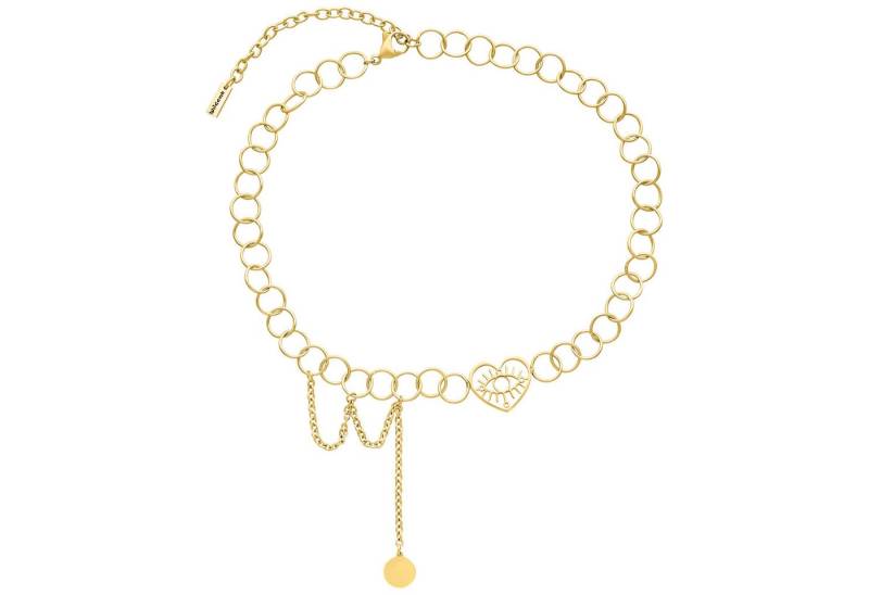 Wildcat Kette mit Anhänger Heart Eye Choker, wasserfest, langlebig, hautverträglich von Wildcat