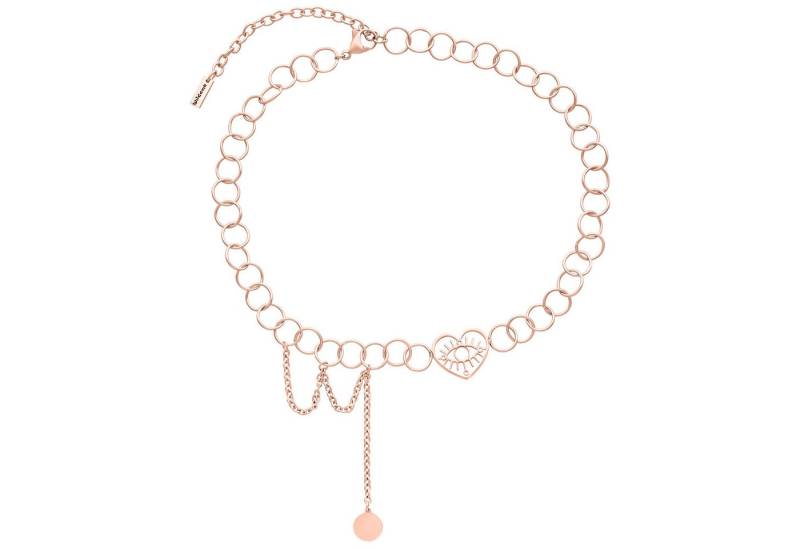 Wildcat Kette mit Anhänger Heart Eye Choker, wasserfest, langlebig, hautverträglich von Wildcat