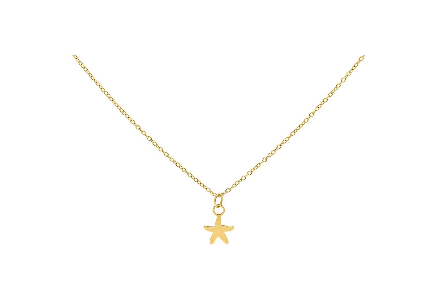 Wildcat Kette mit Anhänger Little Starfish Kette, wasserfest, langlebig, hautverträglich von Wildcat