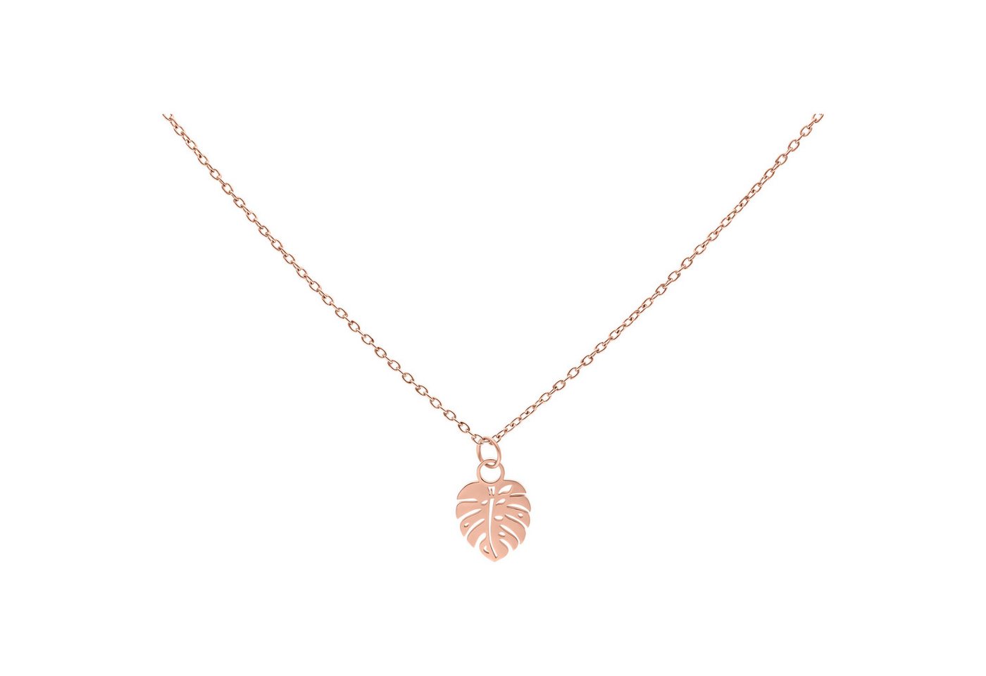 Wildcat Kette mit Anhänger Monstera Leaf Kette, wasserfest, langlebig, hautverträglich von Wildcat