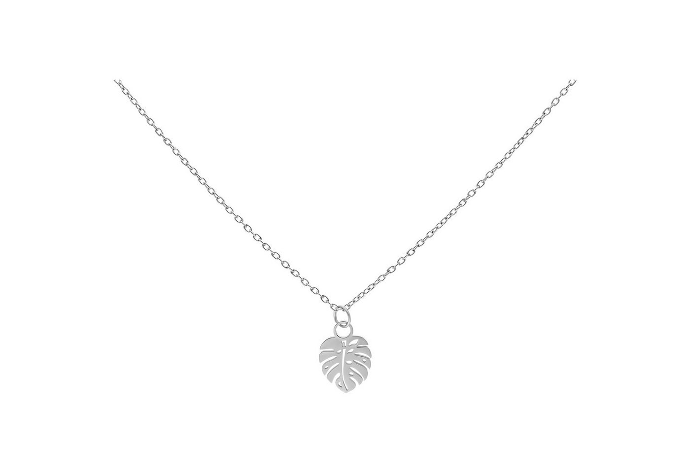 Wildcat Kette mit Anhänger Monstera Leaf Kette, wasserfest, langlebig, hautverträglich von Wildcat
